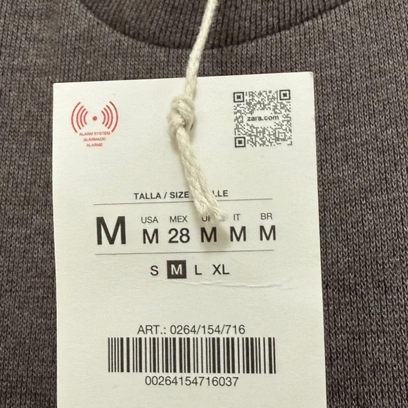 NWT Zara Soft Knotted Dress - Picture 12 of 13